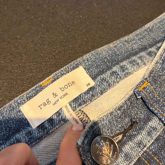 rag & bone Miramar Sofie Ankle-Length Wide Leg Pants "Sweatpants Jeans" - Picture 4 of 11